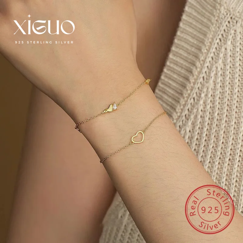 Модный браслет Love Charm из стерлингового серебра 925 пробы с цирконом и позолотой для женщин
Модный браслет Love Charm из стерлингового серебра 925 пробы с цирконом и позолотой для женщин