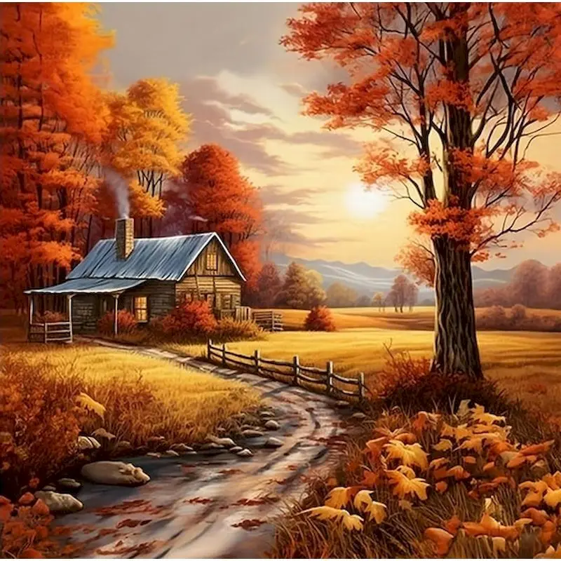 GATYZTORY Full Square Round Diamond Mosaic Mountain Landscape Painting River DIY New Arrival Embroidery Tree Home Decoration
GATYZTORY Full Square Round Diamond Mosaic Mountain Landscape Painting River DIY New Arrival Embroidery Tree Home Decoration