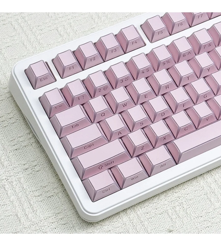 Keycap Trend folding keycap pink original 97 key side luminous small full set of two-color magnetic axis mechanical keyboard
Keycap Trend folding keycap pink original 97 key side luminous small full set of two-color magnetic axis mechanical keyboard