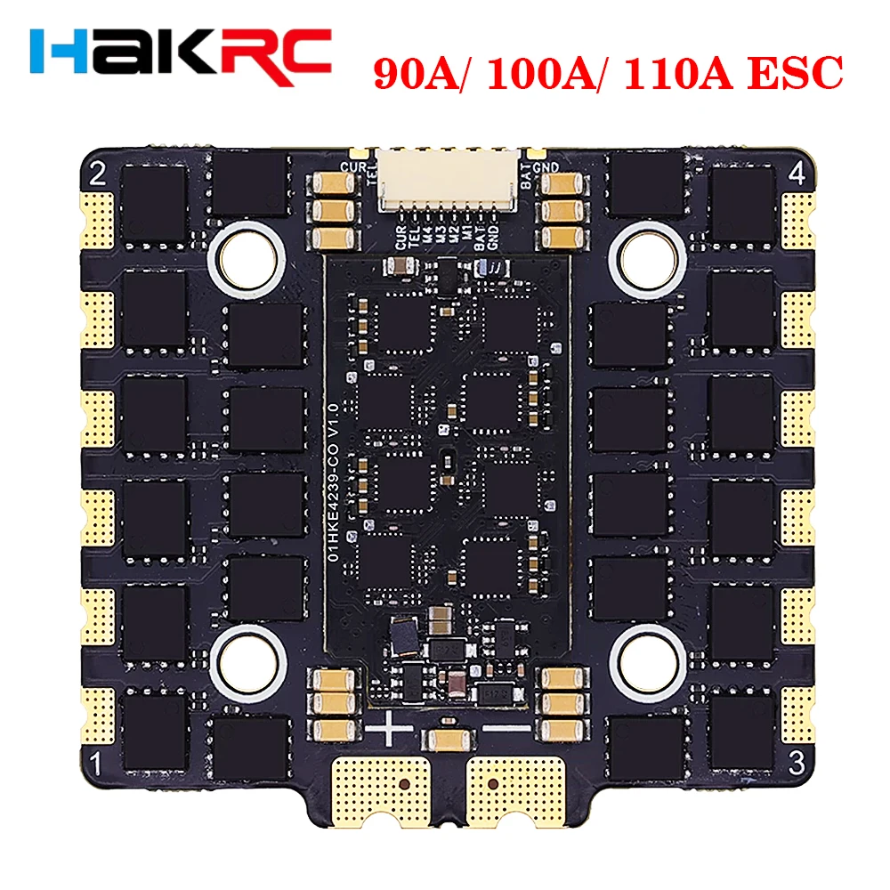 HAKRC 90A/100A/110A BLHeli-S 4in1 Бесщеточный ESC с поддержкой DShot 150/300/600/ PWM/ Oneshot 2-8S Lipo для RC FPV Racing Drone
HAKRC 90A/100A/110A BLHeli-S 4in1 Бесщеточный ESC с поддержкой DShot 150/300/600/ PWM/ Oneshot 2-8S Lipo для RC FPV Racing Drone