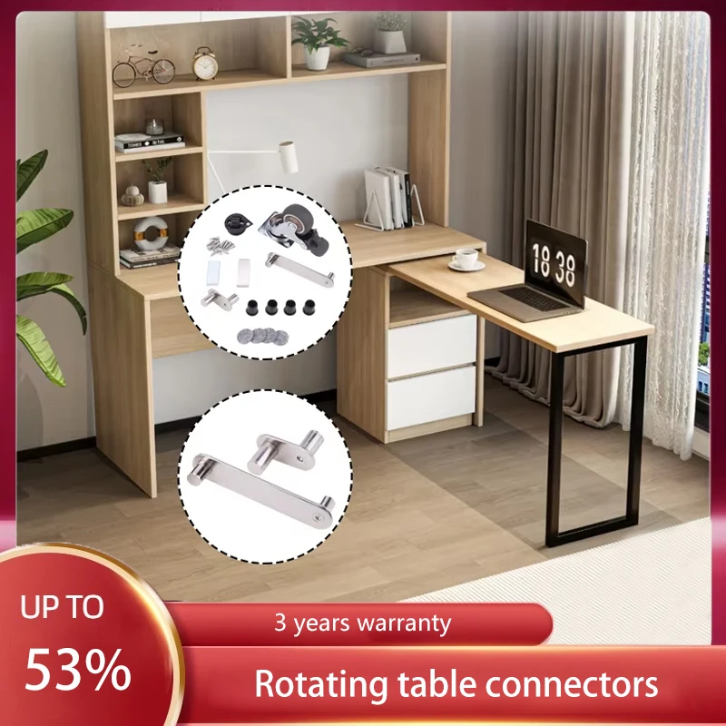 90 Degree Heavy-Duty Small Whirlwind Rotating Desk Hardware Multi-Functional Folding Desktop Dining Table Furniture Connector
90 Degree Heavy-Duty Small Whirlwind Rotating Desk Hardware Multi-Functional Folding Desktop Dining Table Furniture Connector