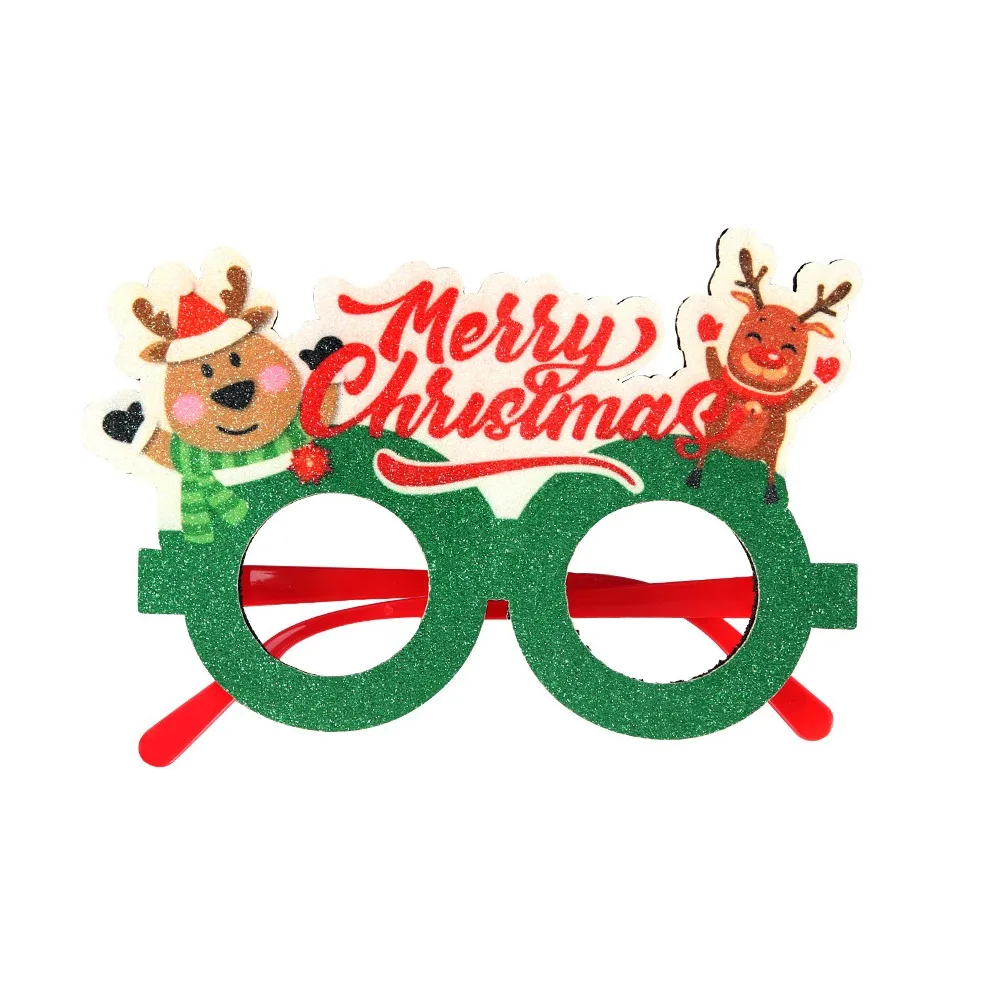 Cartoon Christmas Glasses Frame Sequin DIY Santa Claus Snowman Glasses Handmade Exquisit New Year Decorative Glasses
Cartoon Christmas Glasses Frame Sequin DIY Santa Claus Snowman Glasses Handmade Exquisit New Year Decorative Glasses