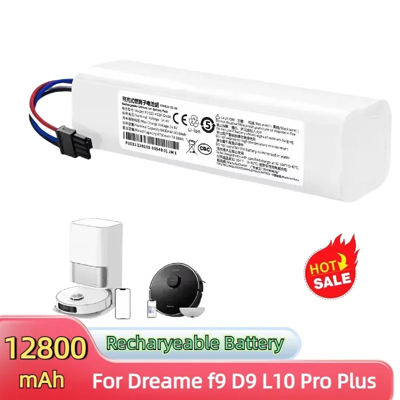 Original 14.4V Robotic Vacuum Cleaner Replacement Battery For Dreame F9 D9 L10 Pro Plus RLS3 RLS5 RLS5L RLS5D Accessories Parts
Original 14.4V Robotic Vacuum Cleaner Replacement Battery For Dreame F9 D9 L10 Pro Plus RLS3 RLS5 RLS5L RLS5D Accessories Parts