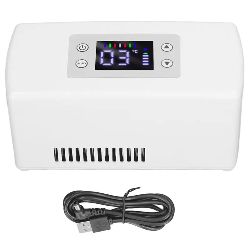 Insulin Cooler Box Prevent Collision Rechareble LCD Display Insulin Refrigerator Alarm Reminder Instant Cooling
Insulin Cooler Box Prevent Collision Rechareble LCD Display Insulin Refrigerator Alarm Reminder Instant Cooling