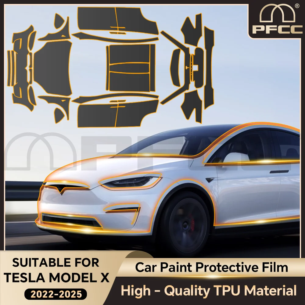 PPF Car Bumper Paint Protection Film for Tesla Model X 2022 2023 2024 2025 Pre Scratch Resistant Clear Bra PPF Decal Kit Sticker
PPF Car Bumper Paint Protection Film for Tesla Model X 2022 2023 2024 2025 Pre Scratch Resistant Clear Bra PPF Decal Kit Sticker