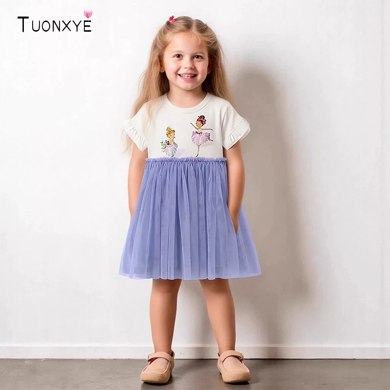 TUONXYE Kids Girls Elegant Dress Dance Girls Appliques Children's Princess Party Dresses Summer Child Girls Mesh Dress
TUONXYE Kids Girls Elegant Dress Dance Girls Appliques Children's Princess Party Dresses Summer Child Girls Mesh Dress