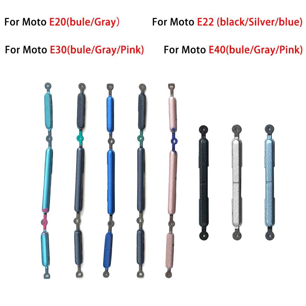 20pcs High Quality Power Volume for Moto E20 E22 E30 E40 Replacement Parts Side Power Key Volume Button
20pcs High Quality Power Volume for Moto E20 E22 E30 E40 Replacement Parts Side Power Key Volume Button