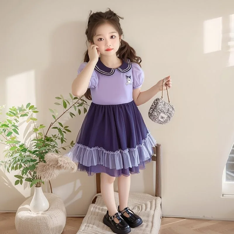 2025 New Summer Kuromi Anime Kawaii Sanrio Princess Dress Cute Cartoon Ins Fashion Short Sleeved Shirt Clothes Gifts for Kids
2025 New Summer Kuromi Anime Kawaii Sanrio Princess Dress Cute Cartoon Ins Fashion Short Sleeved Shirt Clothes Gifts for Kids