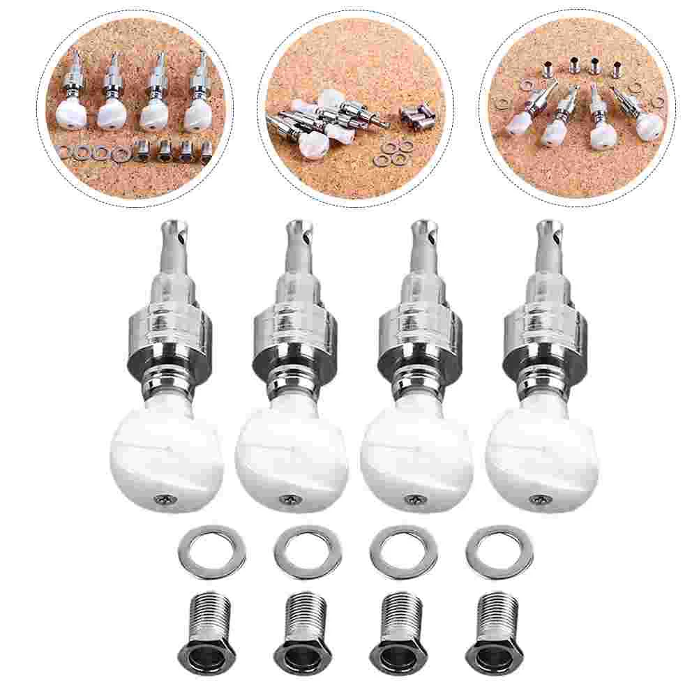 4 Pcs Baby Musical Instruments Banjo String Parts Nose Machine Head Tuner Silver Accessories
4 Pcs Baby Musical Instruments Banjo String Parts Nose Machine Head Tuner Silver Accessories