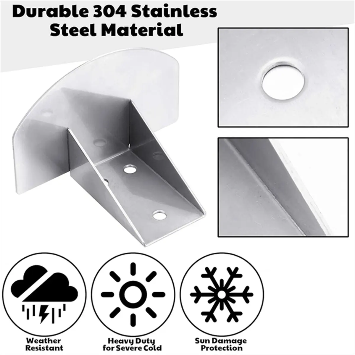 DT1602 TRENDY~25 Pcs Snow Guards for Metal Roofs Stainless Steel Snow Guards Prevent Sliding Ice Snow Stop for Winter Metal Stee
DT1602 TRENDY~25 Pcs Snow Guards for Metal Roofs Stainless Steel Snow Guards Prevent Sliding Ice Snow Stop for Winter Metal Stee