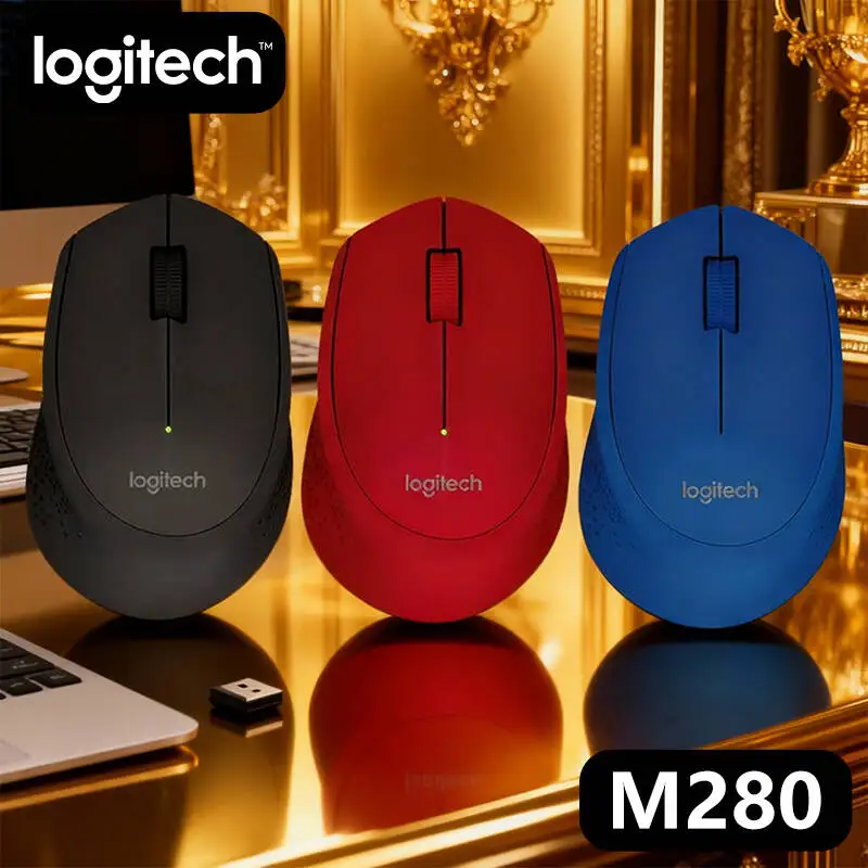 Беспроводная мышь Logitech M280, деловая офисная мышь для ноутбука, эргономичная мышь USB, удобная красочная с беспроводным приемником 2,4G
Беспроводная мышь Logitech M280, деловая офисная мышь для ноутбука, эргономичная мышь USB, удобная красочная с беспроводным приемником 2,4G