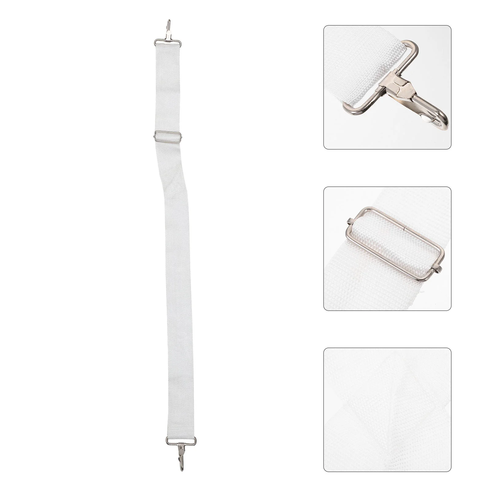 White Adjustable Oxford Cloth Snare Drum Strap Sling for Parade Marching Stand High Strength Percussion
White Adjustable Oxford Cloth Snare Drum Strap Sling for Parade Marching Stand High Strength Percussion