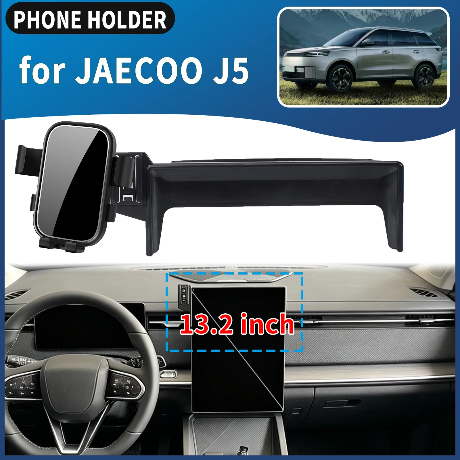 for JAECOO 5 J5 2025 2026 Car Phone Holder Mount Vehicle-Specific GPS Navigation Easy Installation accessoires
for JAECOO 5 J5 2025 2026 Car Phone Holder Mount Vehicle-Specific GPS Navigation Easy Installation accessoires