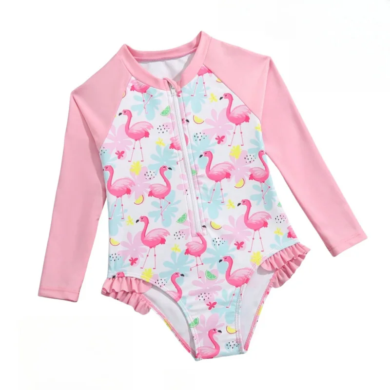 2024 Girls' Swimwear Long Sleeve One-Piece Swimsuit for Children Stylish Beachwear for Toddlers and Young Girls
2024 Girls' Swimwear Long Sleeve One-Piece Swimsuit for Children Stylish Beachwear for Toddlers and Young Girls