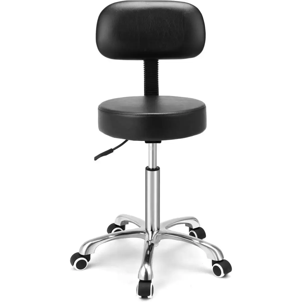 Adjustable Swivel Bar Stool with Wheels for Home, Kitchen, Beauty, and Medical Use - Black
Adjustable Swivel Bar Stool with Wheels for Home, Kitchen, Beauty, and Medical Use - Black