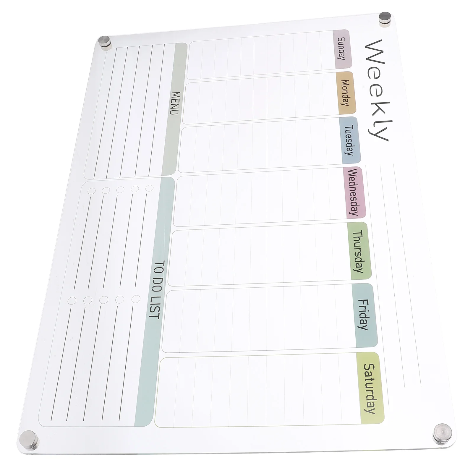 Magnetic Acrylic Message Board Dry Erase Whiteboard for Refrigerator Calendar Organizer Reminder
Magnetic Acrylic Message Board Dry Erase Whiteboard for Refrigerator Calendar Organizer Reminder