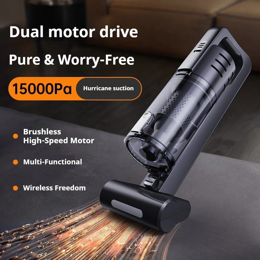 Car Handheld Vacuum Cleaner Brushless Dual Motor 15000Pa Wireless 6000mAh 4 Speed Adjustable Multifunctional For Car Home Use
Car Handheld Vacuum Cleaner Brushless Dual Motor 15000Pa Wireless 6000mAh 4 Speed Adjustable Multifunctional For Car Home Use