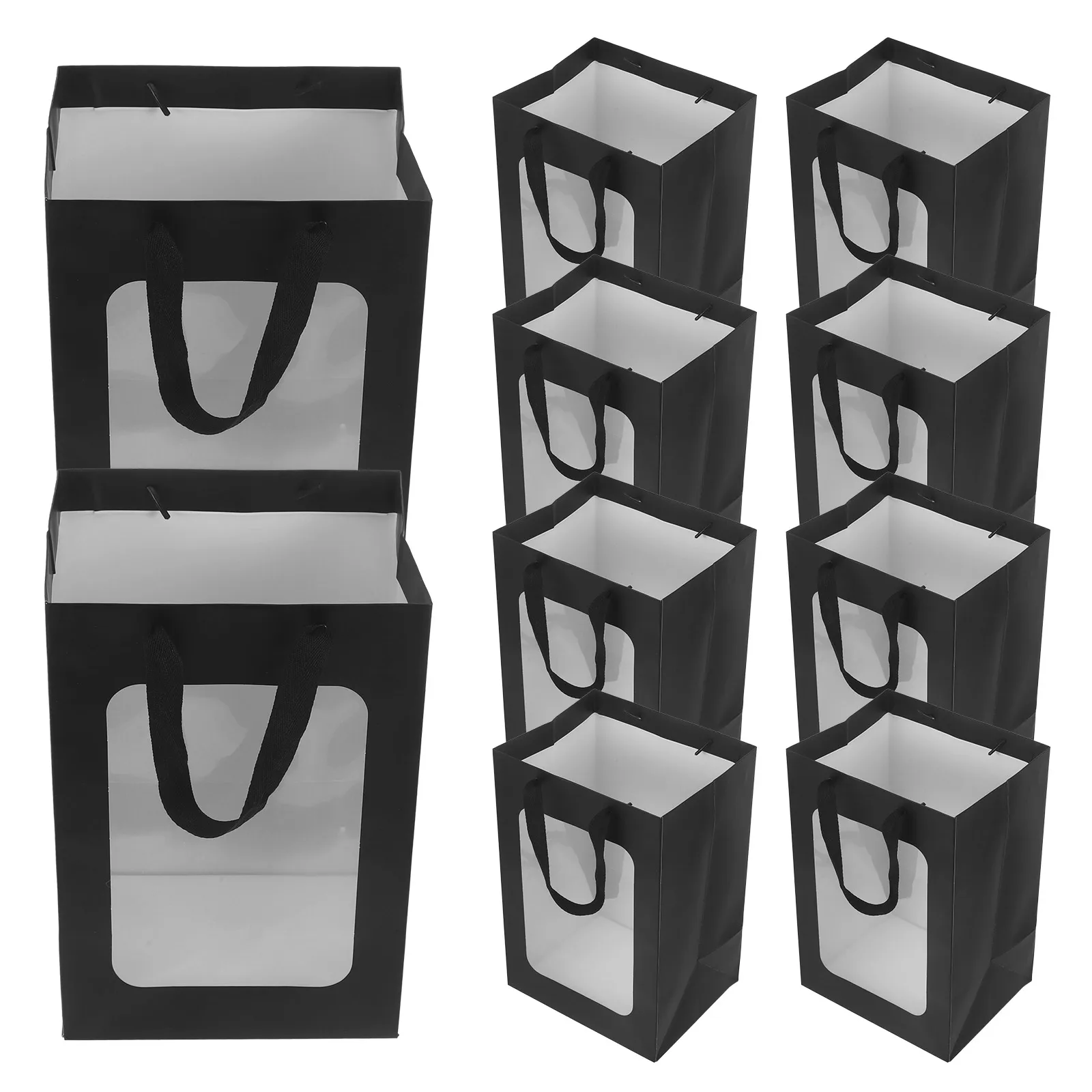10pcs Transparent Bags 20x16x30cm Brown Medium Transparent Bags For Gifts Size with Window Handle for Party Favor Packaging
10pcs Transparent Bags 20x16x30cm Brown Medium Transparent Bags For Gifts Size with Window Handle for Party Favor Packaging