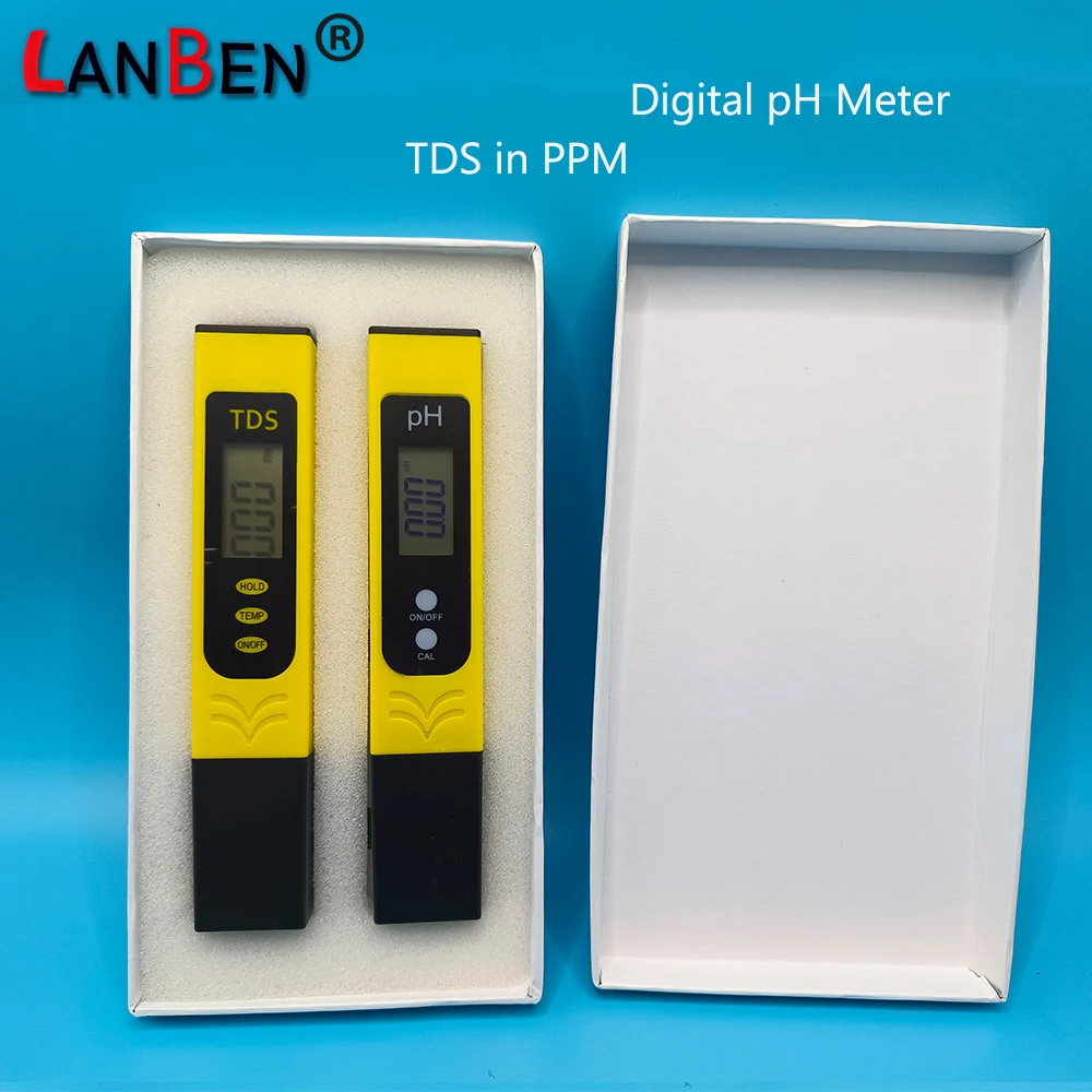 pH Tds Meter Aquarium High Accuracy TDS Meter Digital Water Tester Digital 0-14 PH Meter Tester 0-9990ppm TDS Water Purity
pH Tds Meter Aquarium High Accuracy TDS Meter Digital Water Tester Digital 0-14 PH Meter Tester 0-9990ppm TDS Water Purity