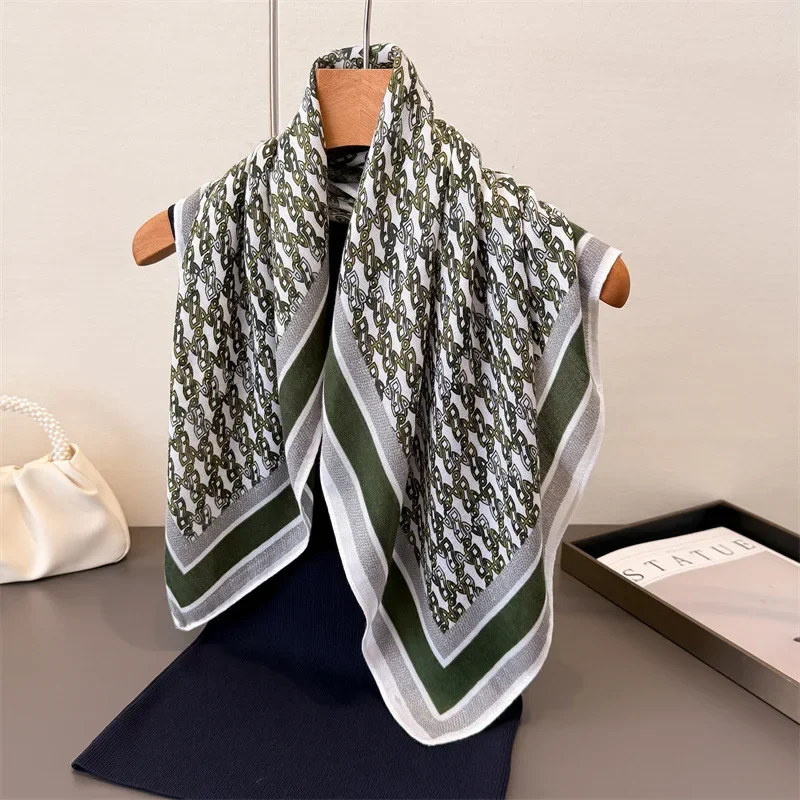 New Hijab Luxury Chain Print Female Satin Neck Scarf Square Hair Scarves Women Foulard Head Band Shawl Wrap Neckerchief Bandana
New Hijab Luxury Chain Print Female Satin Neck Scarf Square Hair Scarves Women Foulard Head Band Shawl Wrap Neckerchief Bandana