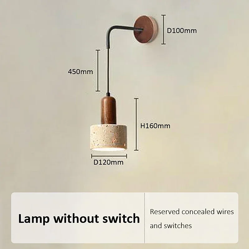 Japan Style Wabi Sabi Natural Stone Home Decoration Wall Lamp Retro Peach Wood Color Homestay Bedroom Bedside Led Sconce Lights
Japan Style Wabi Sabi Natural Stone Home Decoration Wall Lamp Retro Peach Wood Color Homestay Bedroom Bedside Led Sconce Lights