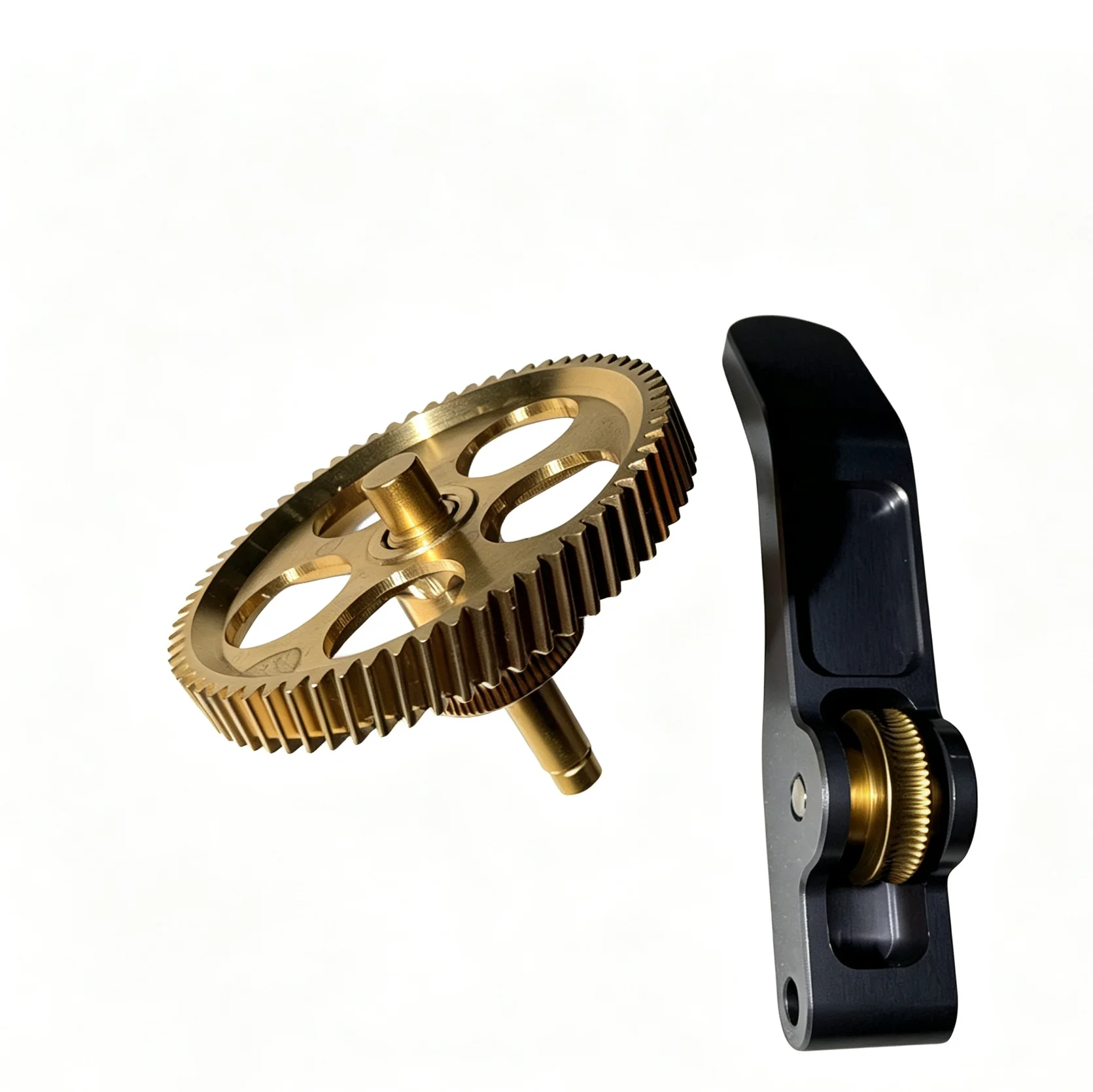 For A1/A1 Mini Extruder Gear Claw Gear RNC Nano-Coated Hardened Steel Helical Gear Kit High Strength