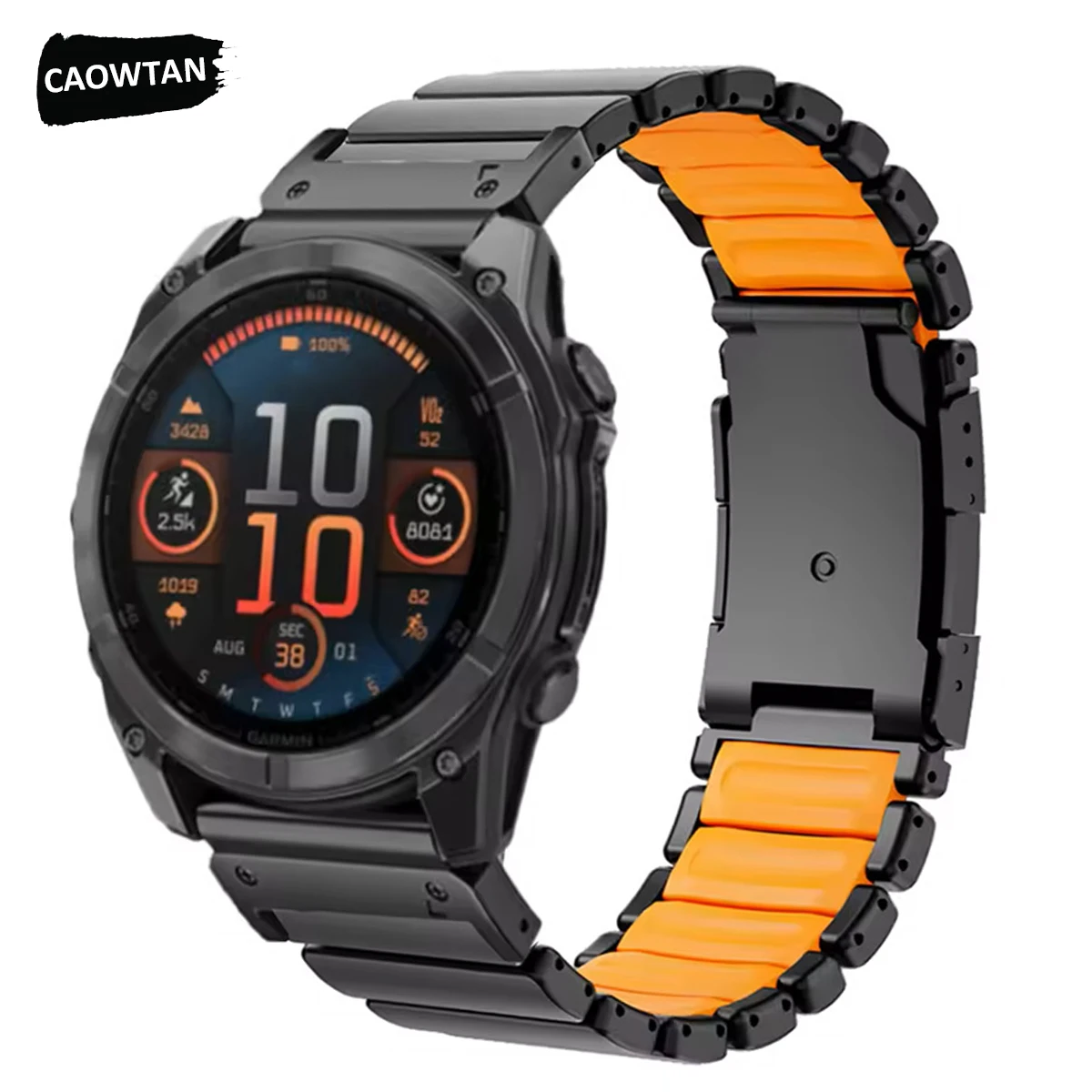 Titanium 26mm Band for Garmin Watch Fenix 8 51mm 7X Pro 6X Tactix 7 Pro Enduro 3 Instinct 3 Epix Pro Gen 2 Metal Silicone Strap
Titanium 26mm Band for Garmin Watch Fenix 8 51mm 7X Pro 6X Tactix 7 Pro Enduro 3 Instinct 3 Epix Pro Gen 2 Metal Silicone Strap