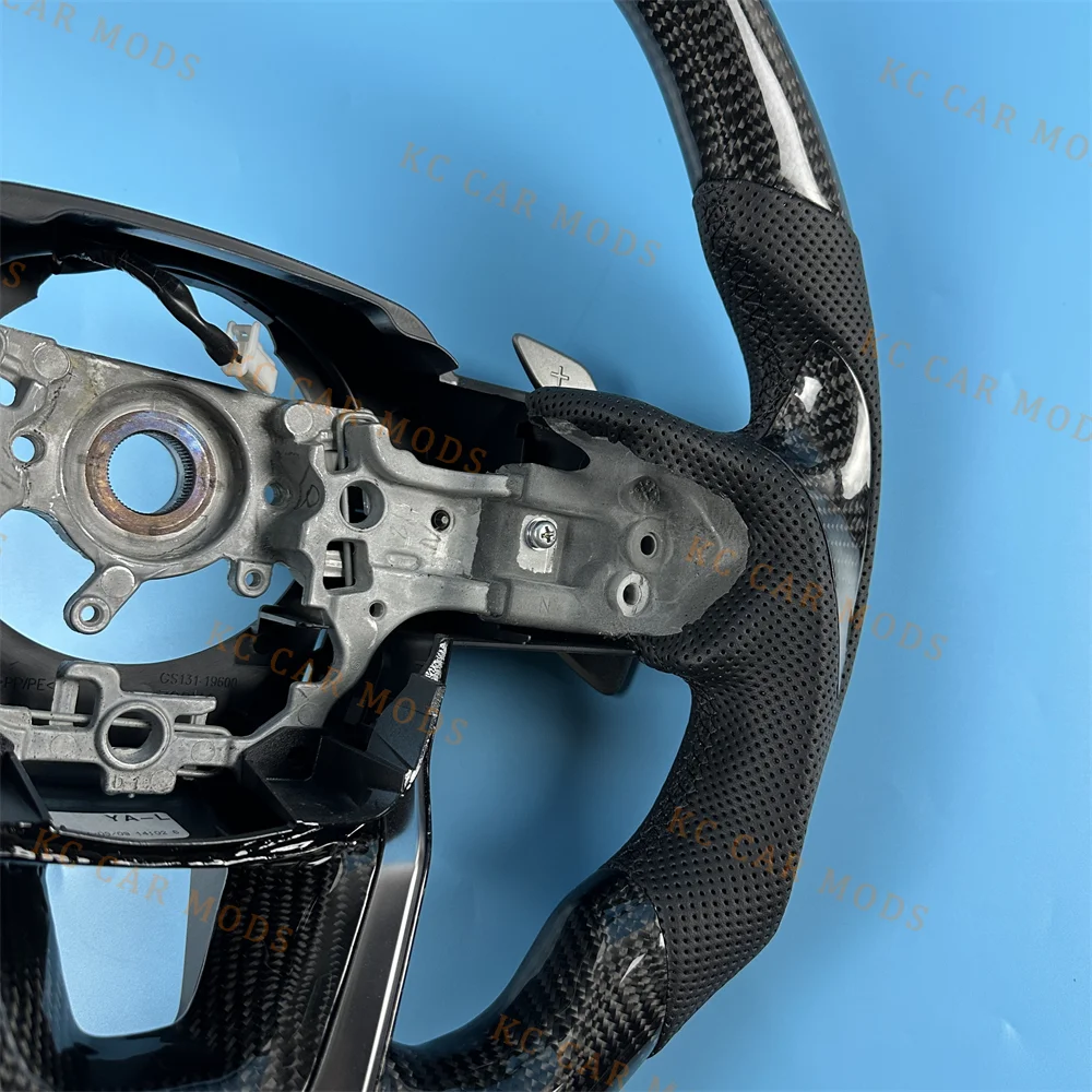 Custom carbon fiber steering wheel with paddle shifters for 2023-2026 L-exus RX F sport interior leather upgrade auto parts
Custom carbon fiber steering wheel with paddle shifters for 2023-2026 L-exus RX F sport interior leather upgrade auto parts