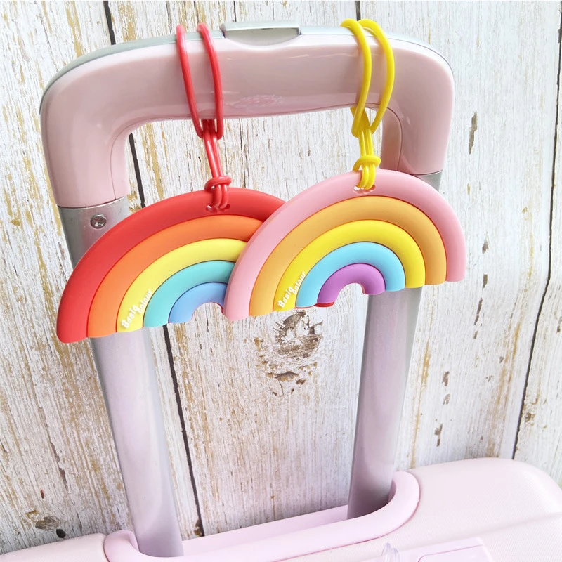Travel Cartoon 3D Rainbow Lage Tag Suitcase Che-In Anti-Lost Tag Hang Tag Boarding Pass Soft Silicon Rubber
Travel Cartoon 3D Rainbow Lage Tag Suitcase Che-In Anti-Lost Tag Hang Tag Boarding Pass Soft Silicon Rubber
