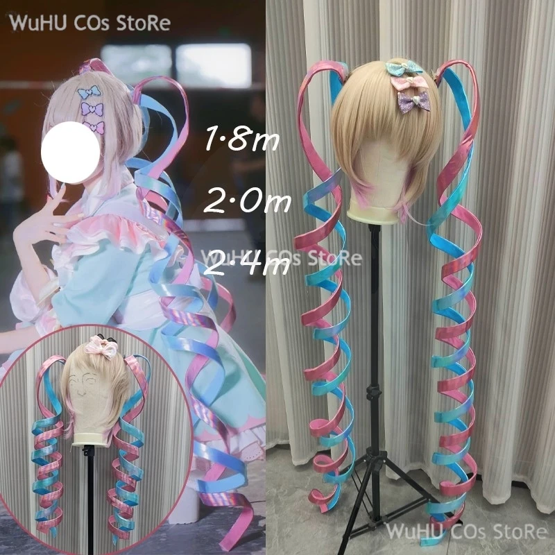 NEEDY GIRL STREAMER OVERDOSE Kangel Rain Cosplay Wig Hair PonyTail Hairclip Long Wig Handmade 1.5M 2M Shiny Ribbon Hair
NEEDY GIRL STREAMER OVERDOSE Kangel Rain Cosplay Wig Hair PonyTail Hairclip Long Wig Handmade 1.5M 2M Shiny Ribbon Hair