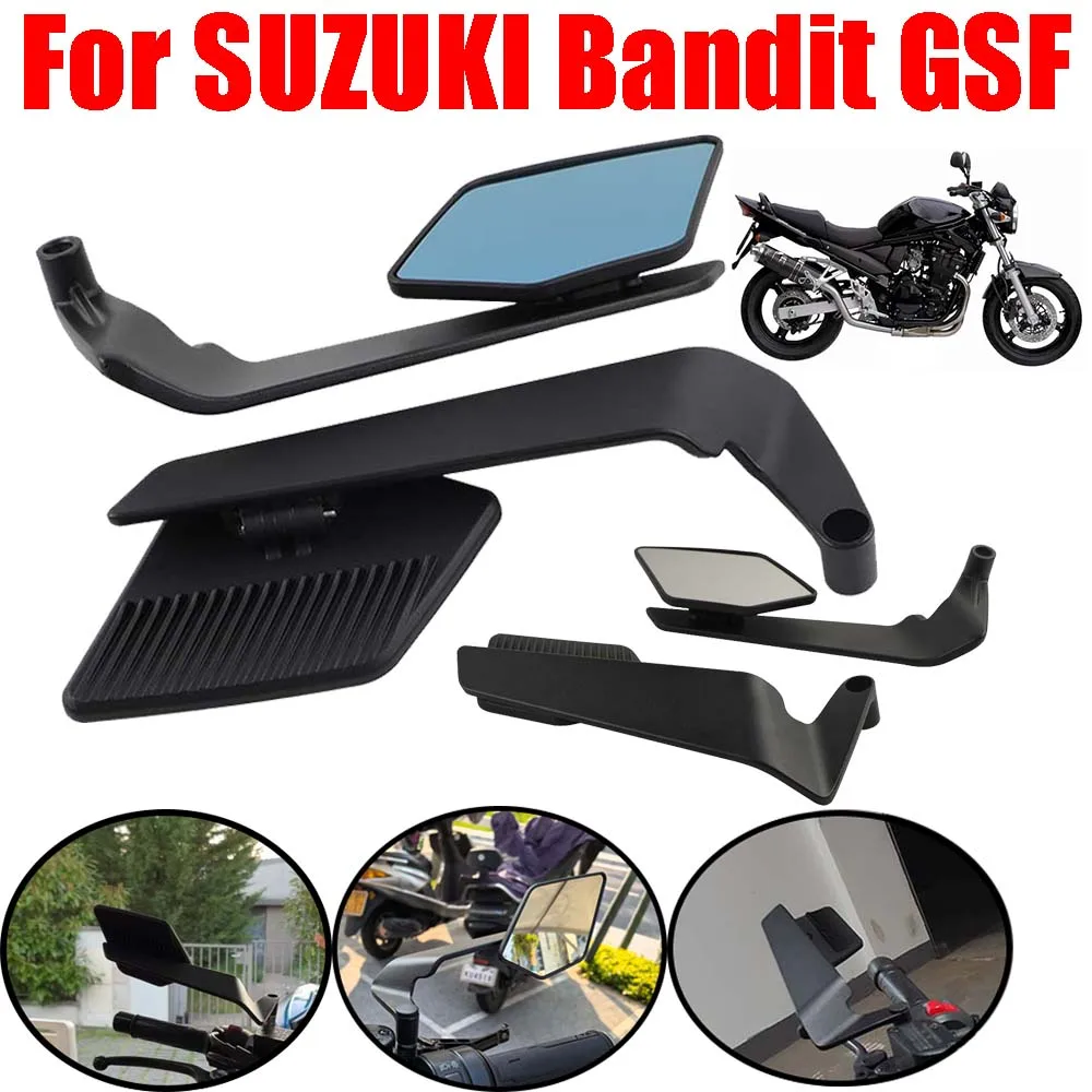 For SUZUKI Bandit GSF 400 600 650 750 1200 1250 250 Accessories Rearview Mirrors Stealth Winglets Mirror Rotate Side View Mirror
For SUZUKI Bandit GSF 400 600 650 750 1200 1250 250 Accessories Rearview Mirrors Stealth Winglets Mirror Rotate Side View Mirror