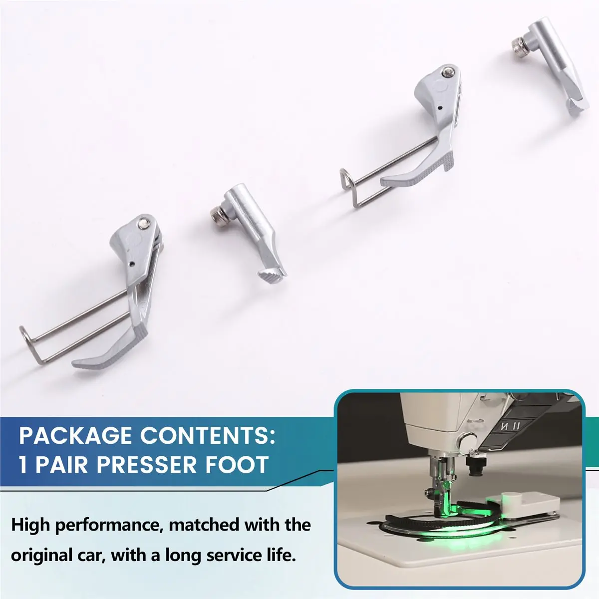 KP367RN KP367LN Right and Left Zipper Foot/Cording Feet Compatible for Durkopp 367, 467, 669,767 Sewing Machine
KP367RN KP367LN Right and Left Zipper Foot/Cording Feet Compatible for Durkopp 367, 467, 669,767 Sewing Machine