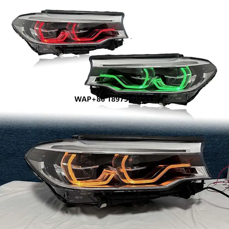 For 5 Series G30 F90 M5 520i 528i 530i 540i 2018-2020 Headlights RGB Daytime Running Lights JONE Automotive Parts
For 5 Series G30 F90 M5 520i 528i 530i 540i 2018-2020 Headlights RGB Daytime Running Lights JONE Automotive Parts