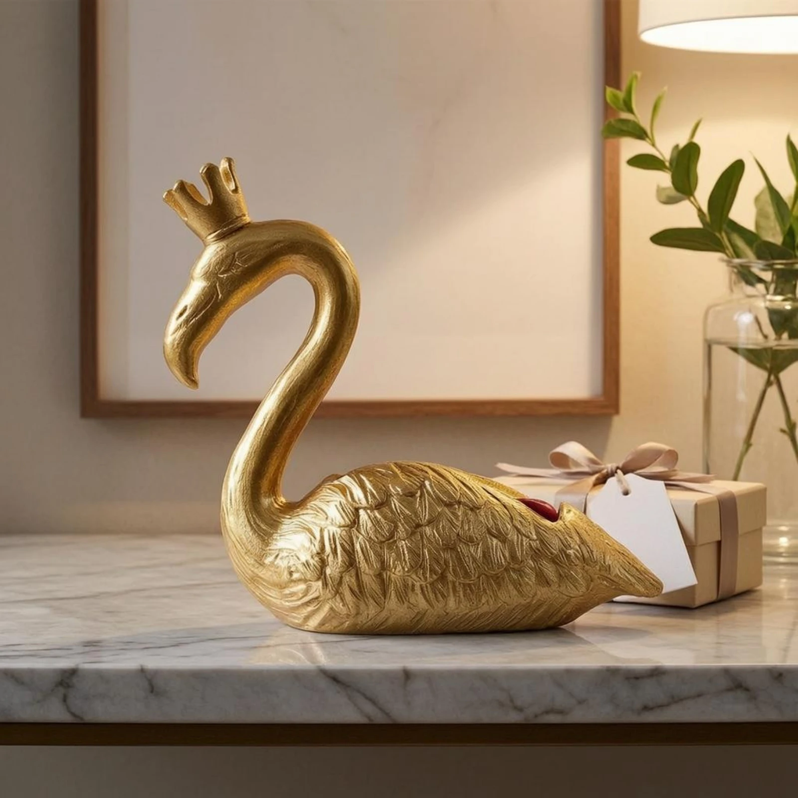 Flamingo Jewelry Box Crowned Resin Jewelry Storage Box Decor Item Compact Tabletop
Flamingo Jewelry Box Crowned Resin Jewelry Storage Box Decor Item Compact Tabletop