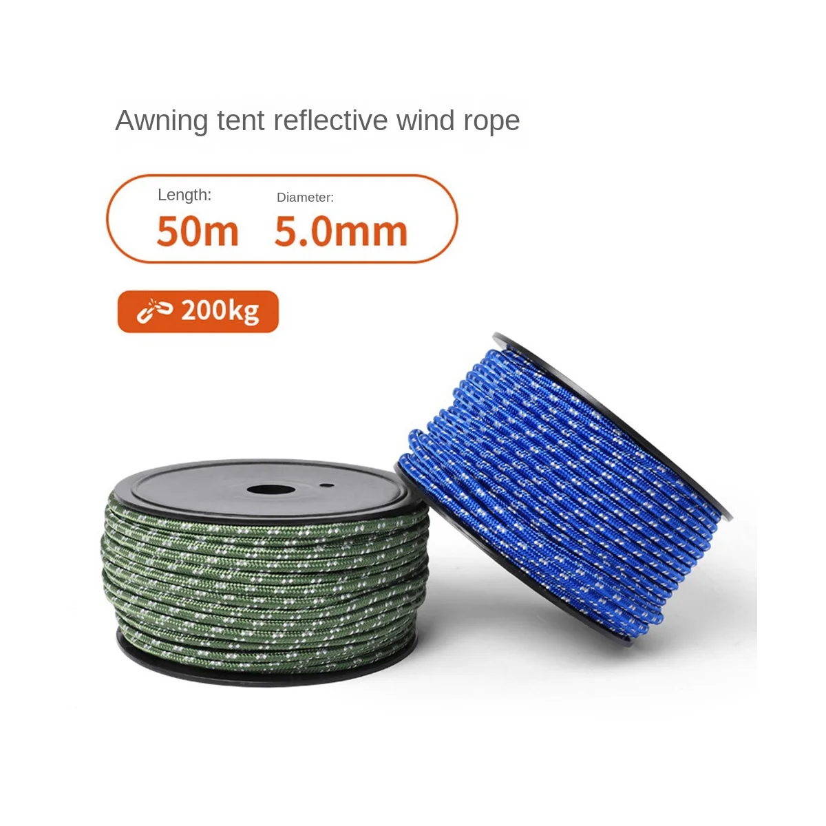 Outdoor Tent Ropes Roll Reflective Ropes Canopy Windproof Ropes Fixed Ropes Binding Ropes Bold Reinforcement,Orange
Outdoor Tent Ropes Roll Reflective Ropes Canopy Windproof Ropes Fixed Ropes Binding Ropes Bold Reinforcement,Orange