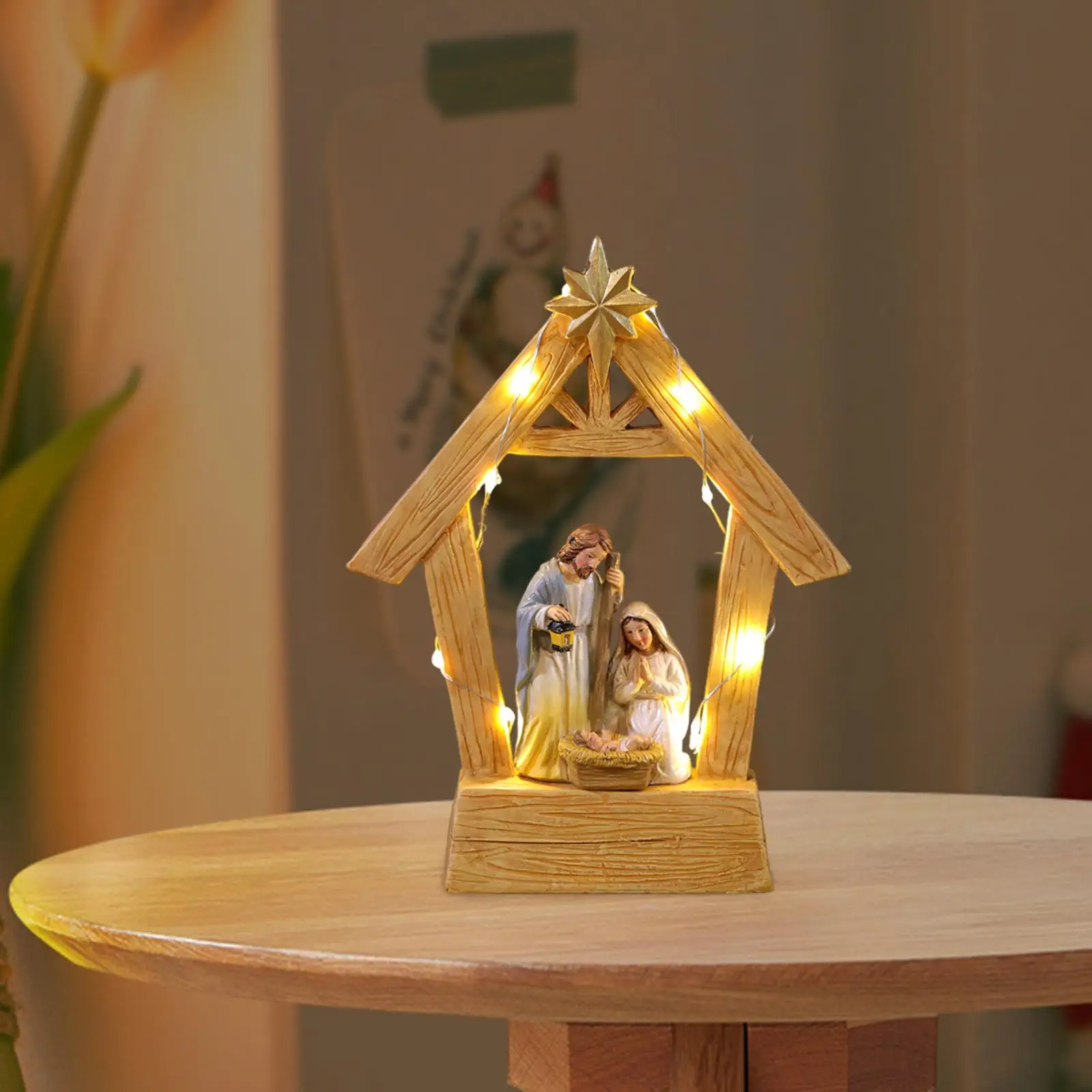 Настольные декорации на Рождество, фигурки, настольные украшения со стабильной нижней основой, подарки, статуэтка богоматерной семьи, Рождественская статуя
Настольные декорации на Рождество, фигурки, настольные украшения со стабильной нижней основой, подарки, статуэтка богоматерной семьи, Рождественская статуя