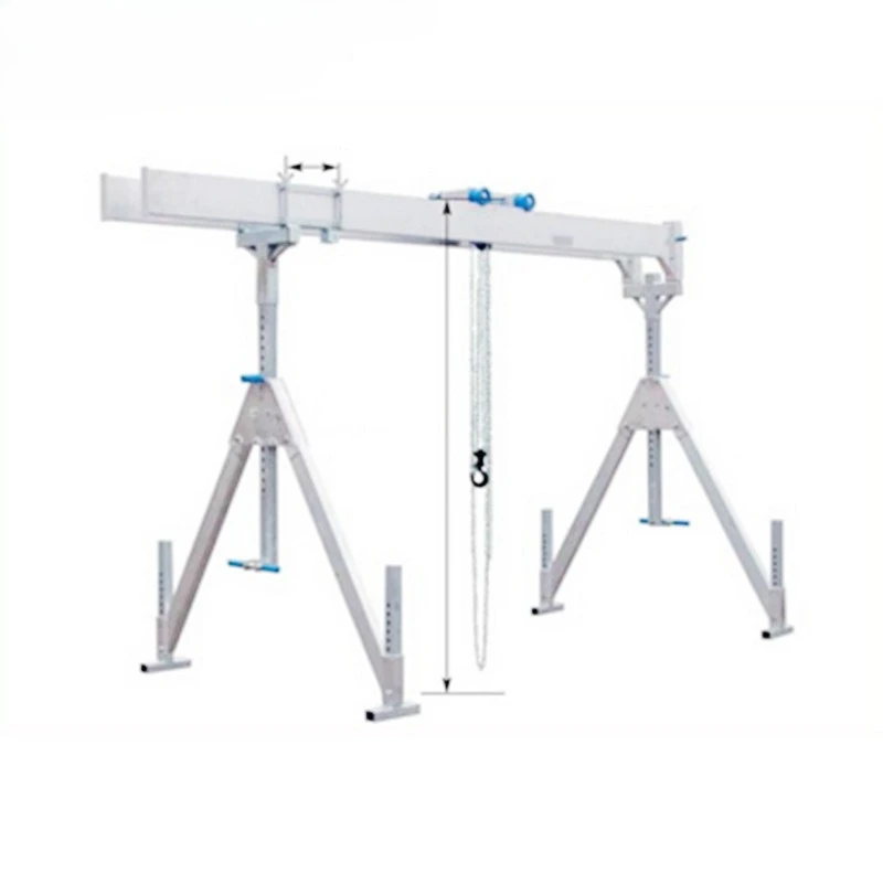 Portable Aluminum Alloy Gantry Manual lifting hoist hanger can be customized small aluminum gantry machine
Portable Aluminum Alloy Gantry Manual lifting hoist hanger can be customized small aluminum gantry machine