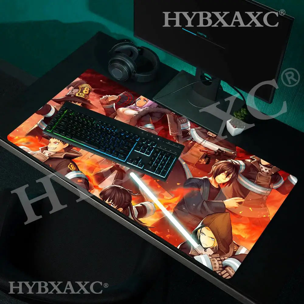 HYBXAXC Fire Force Mouse Pad large keyboard mouse desk pad non-slip rubber gaming mouse pad simple style laptop carpet
HYBXAXC Fire Force Mouse Pad large keyboard mouse desk pad non-slip rubber gaming mouse pad simple style laptop carpet