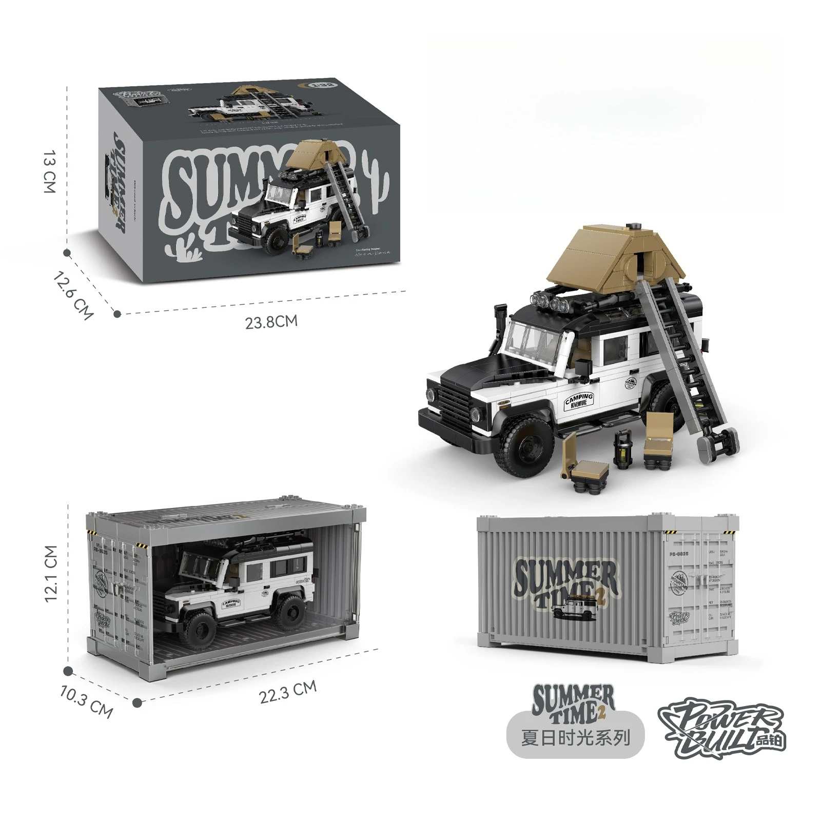 NEW PB8825 for NO.Land-Rover Camper Car SUV Speed Toy Champion Building Blocks Bricks with Container Display Box Xmas Gift Kids
NEW PB8825 for NO.Land-Rover Camper Car SUV Speed Toy Champion Building Blocks Bricks with Container Display Box Xmas Gift Kids