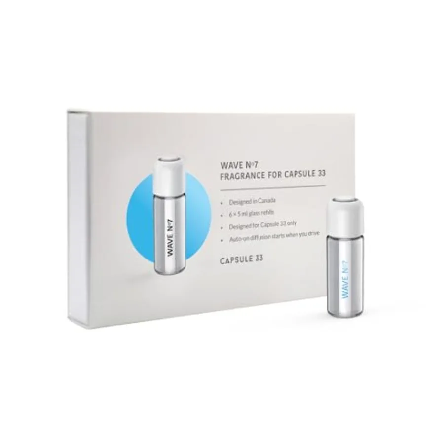 WAVE #7 Unisex Refill Fragrances for Capsule 33, 6x bottles, Masculine Luxury Car/Home Perfume, Car Perfume Diffuser, Air Fragr
WAVE #7 Unisex Refill Fragrances for Capsule 33, 6x bottles, Masculine Luxury Car/Home Perfume, Car Perfume Diffuser, Air Fragr