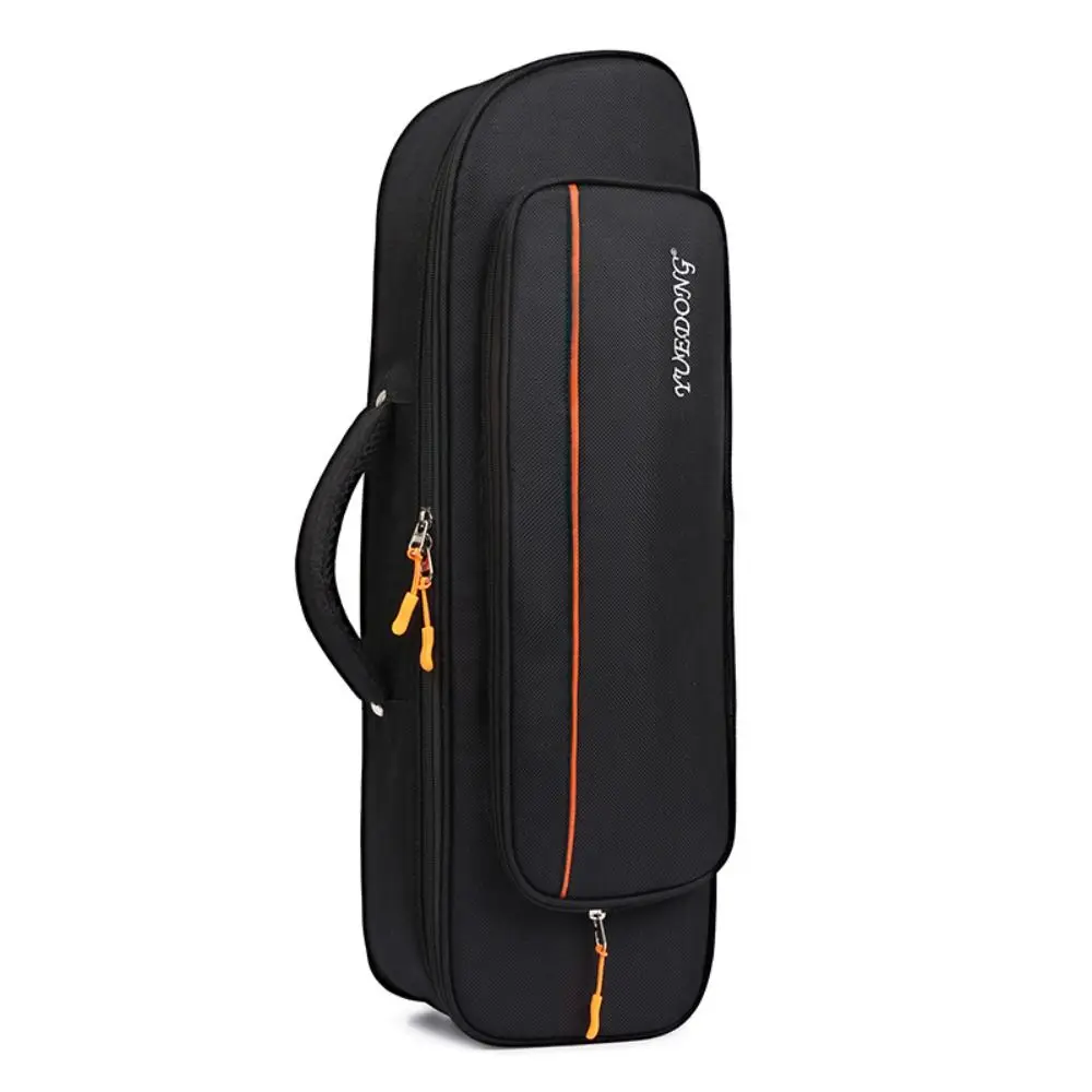 Black Musical Instruments Trumpet Bag Oxford Cloth Waterproof Thicken Backpack Brass Instruments Parts Soft Storage Case
Black Musical Instruments Trumpet Bag Oxford Cloth Waterproof Thicken Backpack Brass Instruments Parts Soft Storage Case