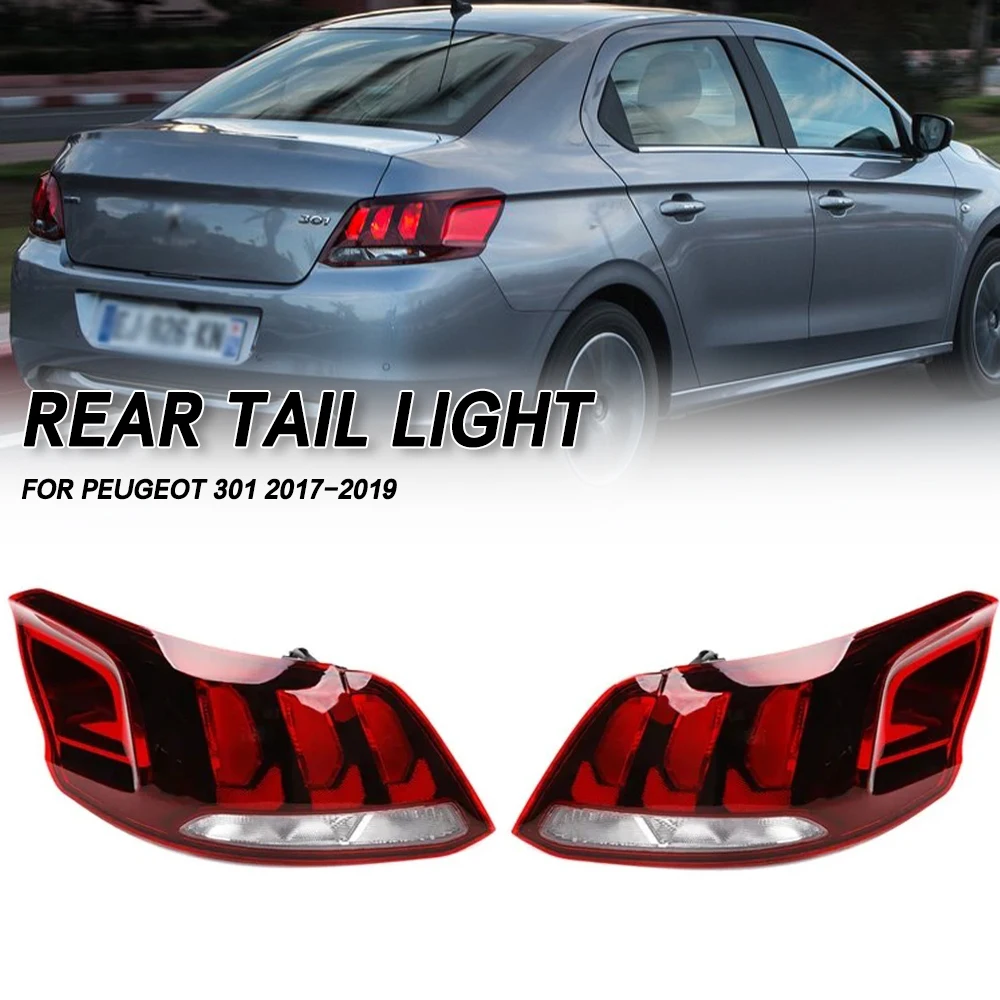 Left/Right Side Car Tail light Rear Bumper Light Stop Brake Lamp Turn Signal Warning For Peugeot 301 2017 2018 2019
Left/Right Side Car Tail light Rear Bumper Light Stop Brake Lamp Turn Signal Warning For Peugeot 301 2017 2018 2019