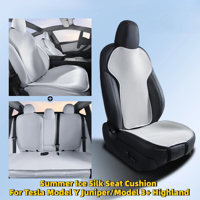 Летняя подушка сиденья из ледяного шелка для Tesla Model Y Juniper/Model 3+ Highland, автомобильные аксессуары, дышащий коврик, чехол на сиденье, подушка
Летняя подушка сиденья из ледяного шелка для Tesla Model Y Juniper/Model 3+ Highland, автомобильные аксессуары, дышащий коврик, чехол на сиденье, подушка