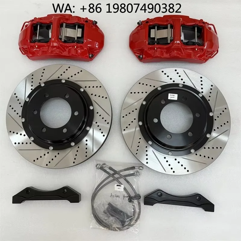 Silver 6 Pots 380x34mm Disc Brake Kit High Performance Racing Parts
Silver 6 Pots 380x34mm Disc Brake Kit High Performance Racing Parts