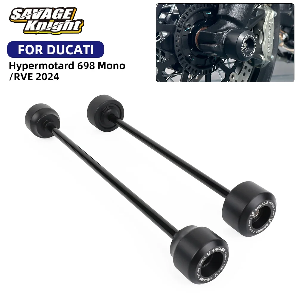 2024 For Ducati Hypermotard 698 Mono / RVE Front and Rear Wheel Axle Sliders Swingarm Spools Crash Slider Falling Protection NEW
2024 For Ducati Hypermotard 698 Mono / RVE Front and Rear Wheel Axle Sliders Swingarm Spools Crash Slider Falling Protection NEW