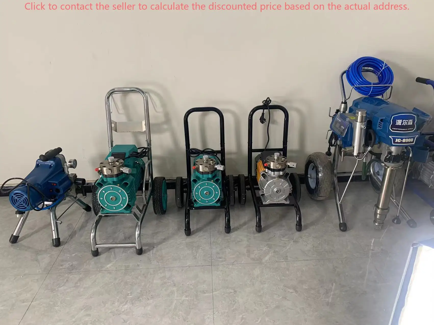 Airless Paint Sprayer Brushless Dc Spiral Pump Mortar Sprayer Texture Sprayer Airless Wall Putty Painting Spraying Equipment
Airless Paint Sprayer Brushless Dc Spiral Pump Mortar Sprayer Texture Sprayer Airless Wall Putty Painting Spraying Equipment