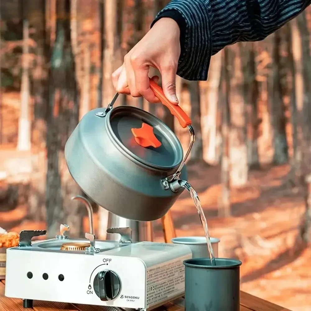 Camping Cooker 1.1/1.6/2L Teapot Coffee Pot Picnic Teapot Portable Tea Brewing Camping Tea Stove Camping Outdoor Cookware
Camping Cooker 1.1/1.6/2L Teapot Coffee Pot Picnic Teapot Portable Tea Brewing Camping Tea Stove Camping Outdoor Cookware