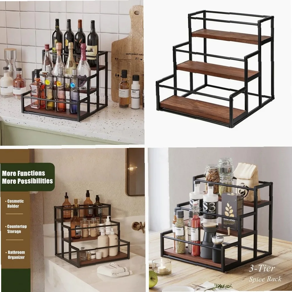 Coffee Syrup Rack 3-Storey Storage Rack Wine Rack Wine Kitchen Seasoning
Coffee Syrup Rack 3-Storey Storage Rack Wine Rack Wine Kitchen Seasoning