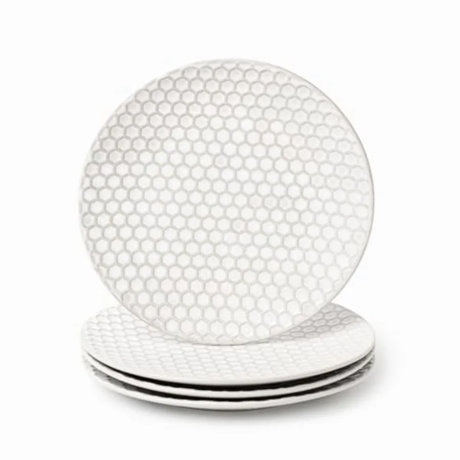 Ceramic Dinner Plates Set of 4Lena Porcelain Dinner Plates Embossment Round Ceramic Dishess 4 Pcs Scratch Resistance Dishes Dis
Ceramic Dinner Plates Set of 4Lena Porcelain Dinner Plates Embossment Round Ceramic Dishess 4 Pcs Scratch Resistance Dishes Dis