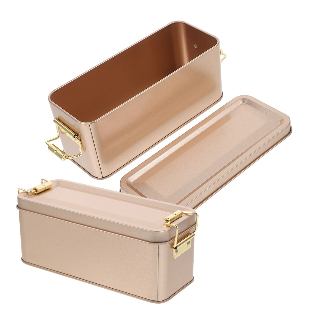 2 Pcs Storage Boxes Cookie Candy Biscuits Tea Jars Tinplate Cookie Box Loose Leaf Tea Organizer Small Golden Multi Functional
2 Pcs Storage Boxes Cookie Candy Biscuits Tea Jars Tinplate Cookie Box Loose Leaf Tea Organizer Small Golden Multi Functional